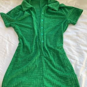 Green Romper Cover-Up
